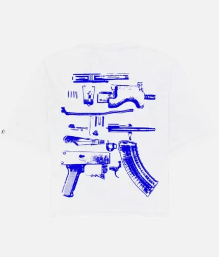 In Draco We Trust Oversized Tee Blue Pre made 1