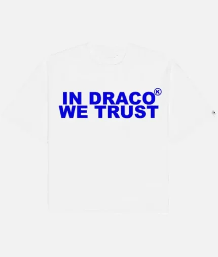 In Draco We Trust Oversized Tee Blue Pre made 2