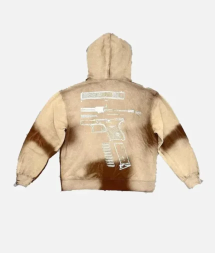 In Glock We Trust Zip Up Hoodie Mocha 1 680x800